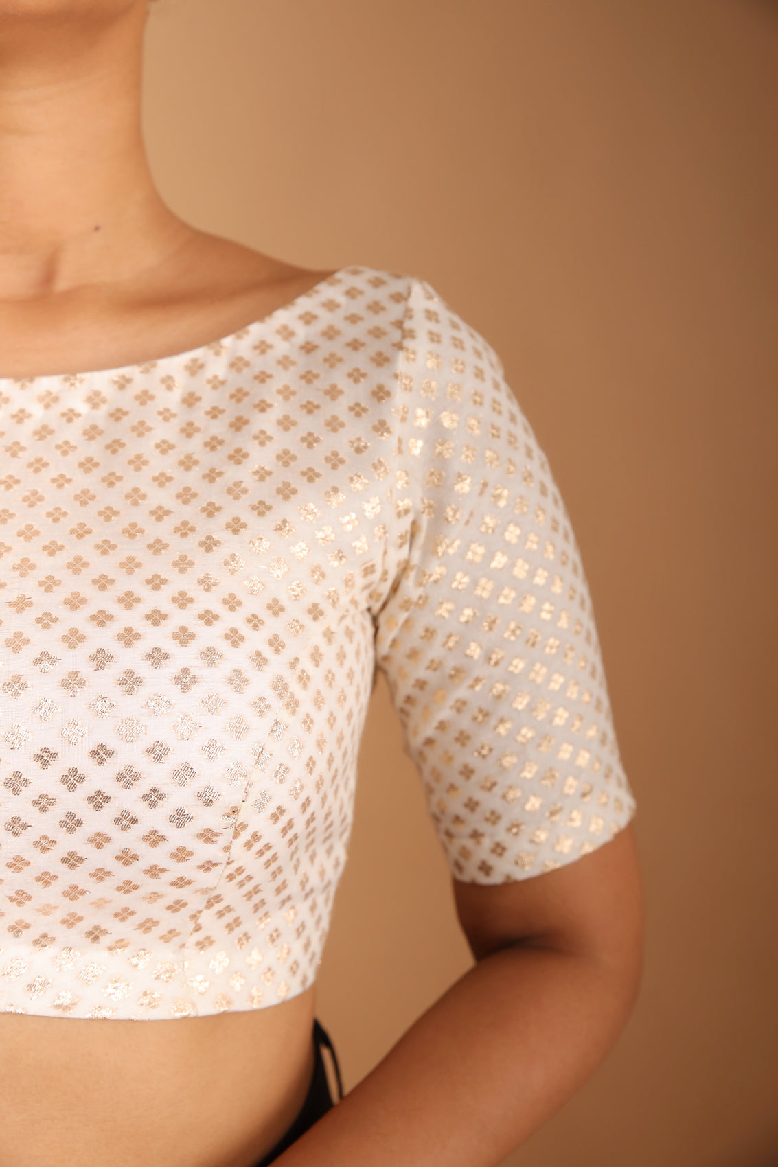 Golden Brocade Blouse