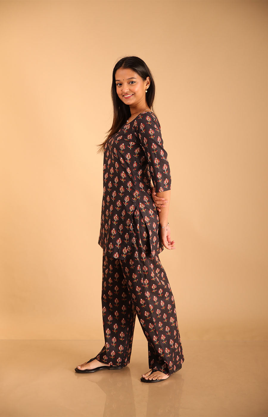 Black Lounge Wear Set