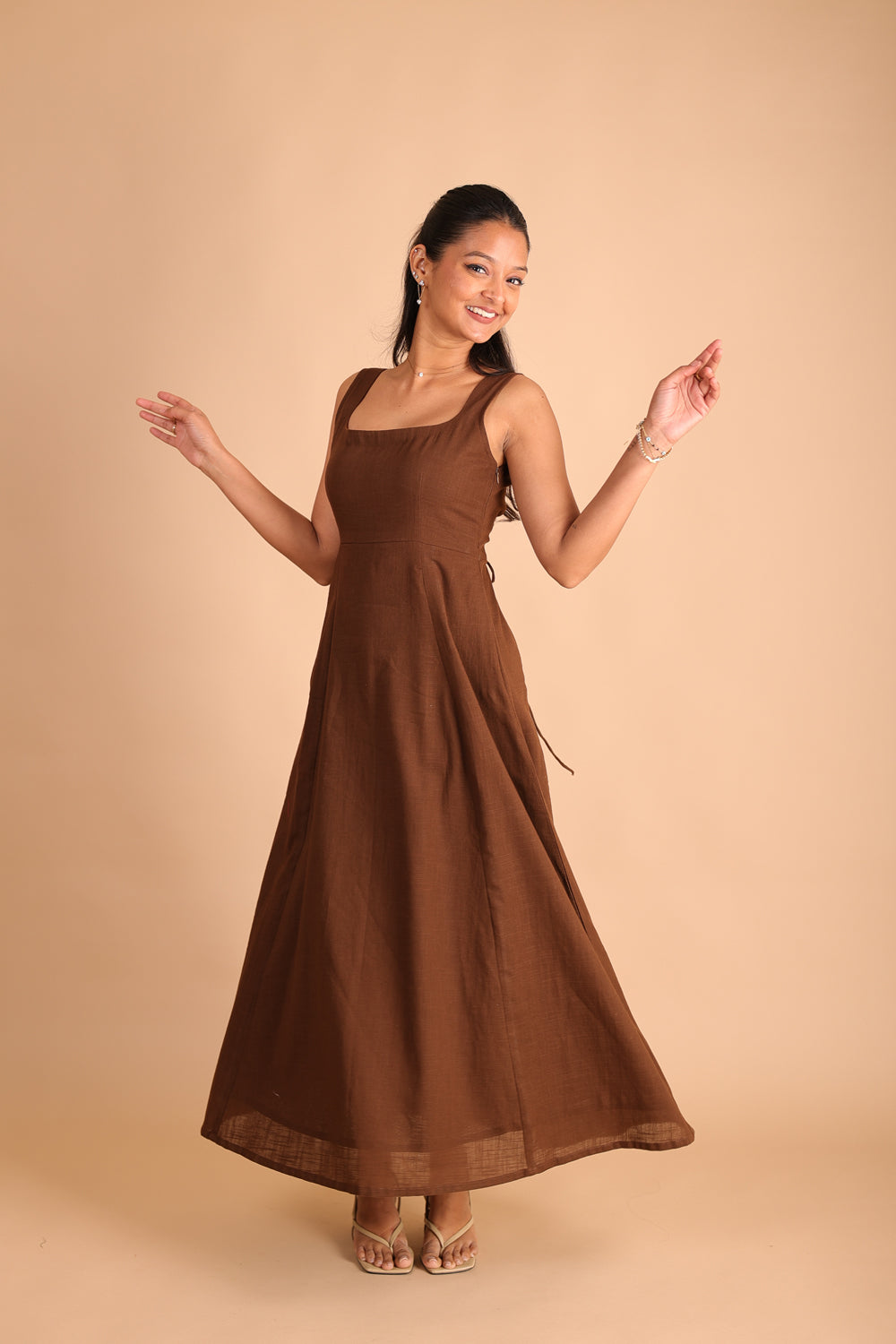 Mocha Maxi Dress – Dri By Himadri