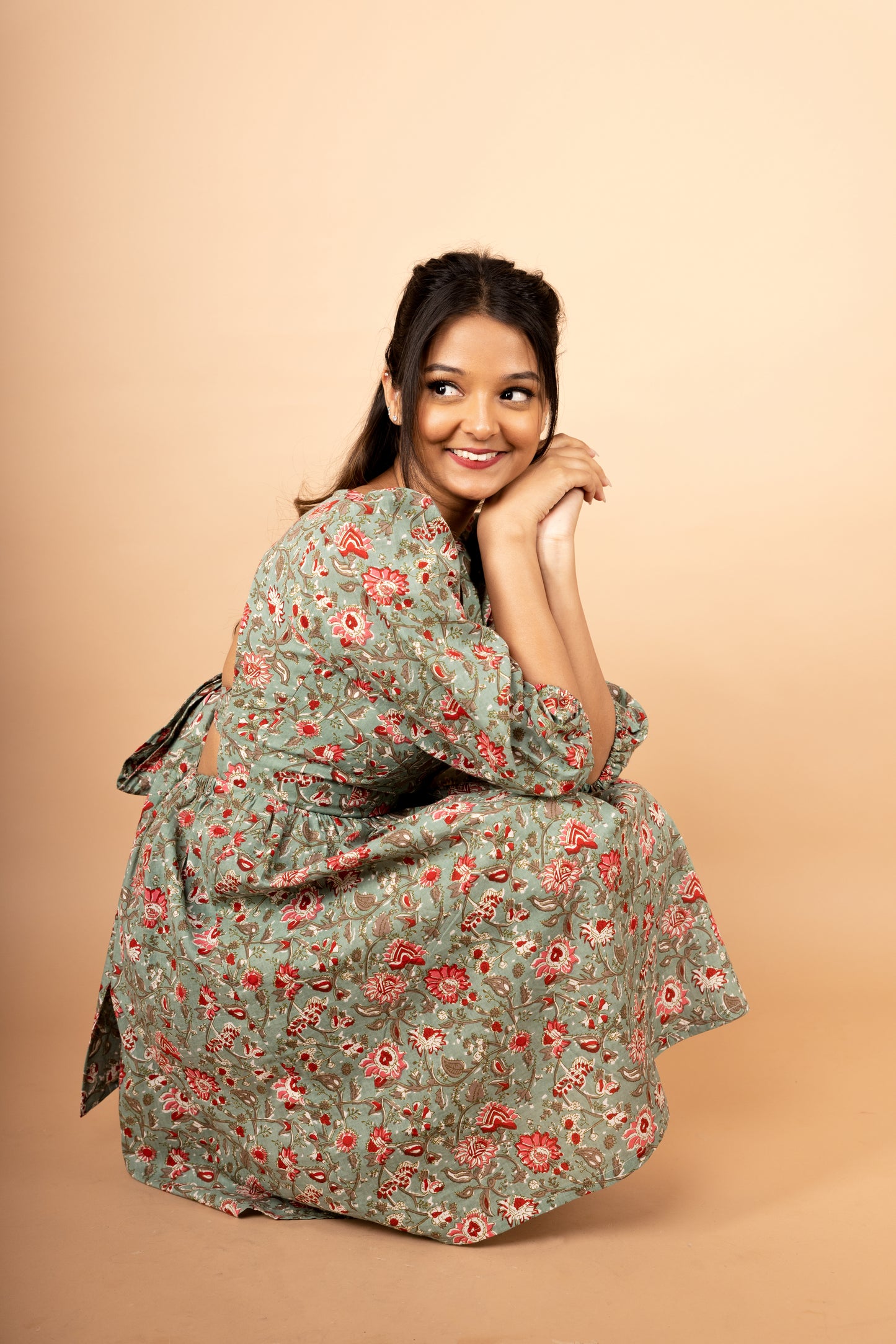 Garden by the Sea Skater Dress