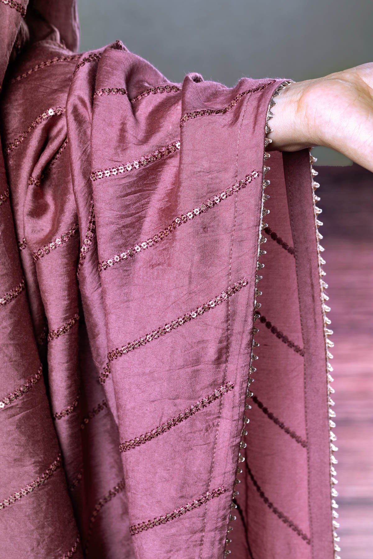 Palazzo Set - Onion Pink (3-piece Set)