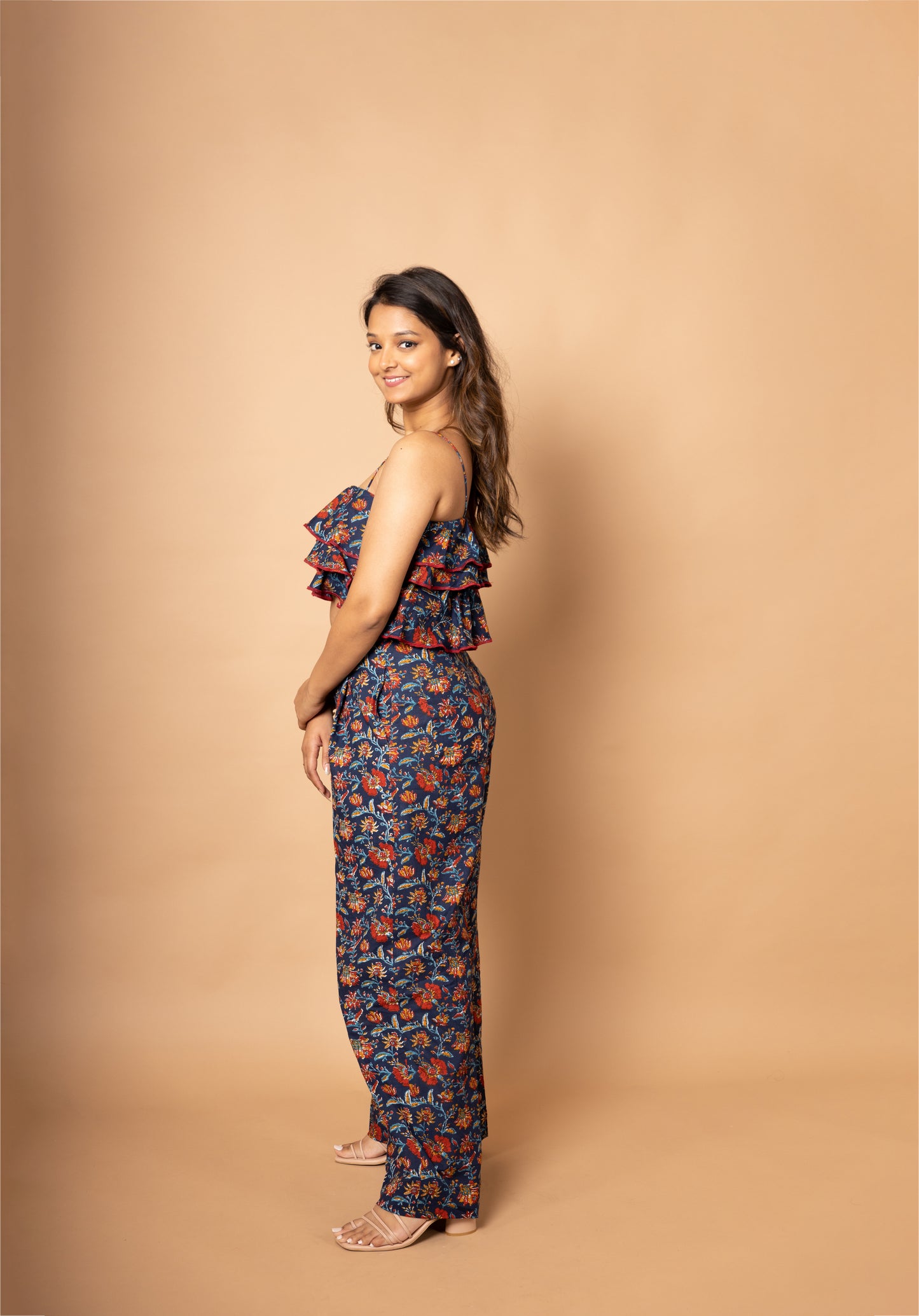 Moon Flower Blue Co-ord Set