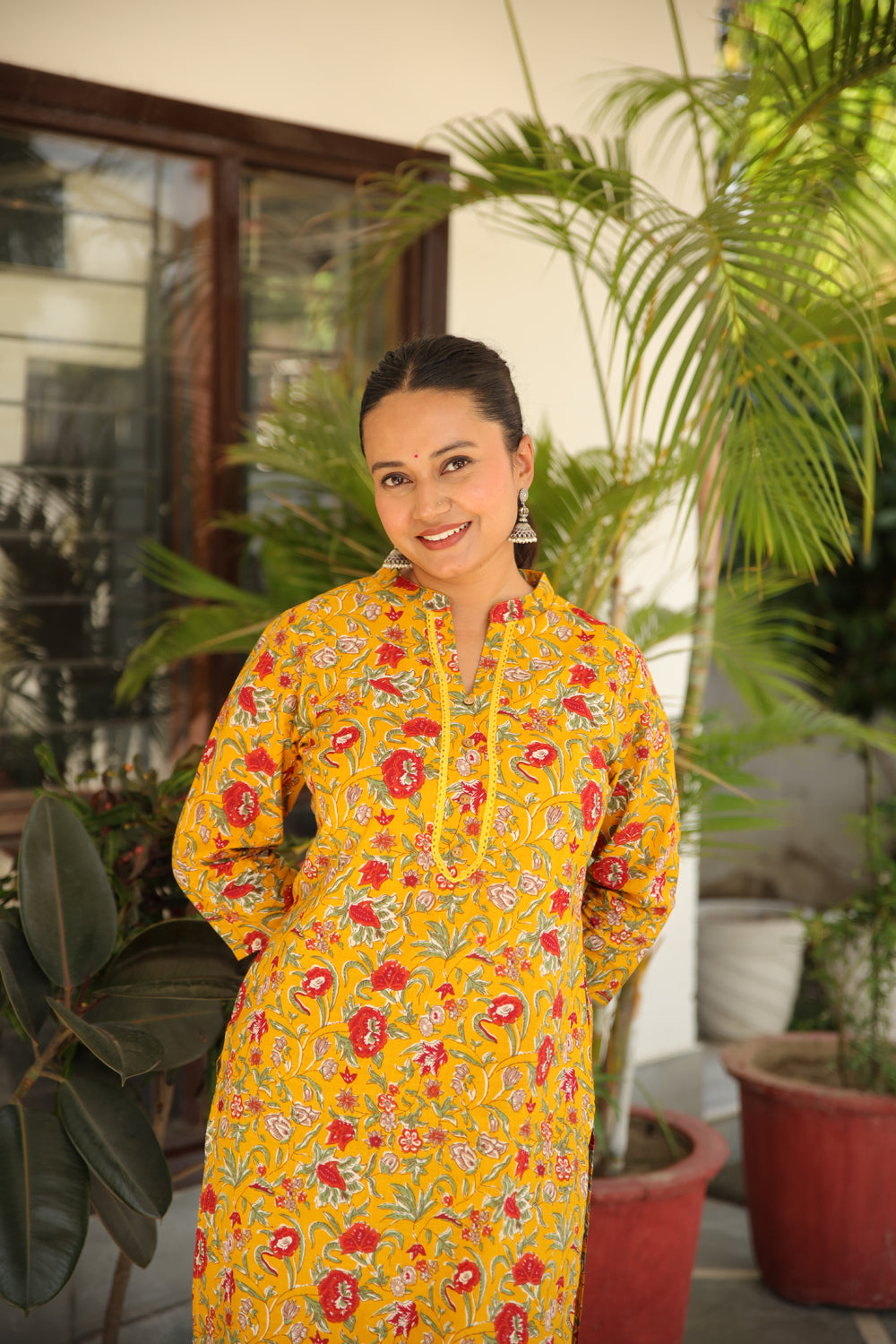 Long Mustard Kurti