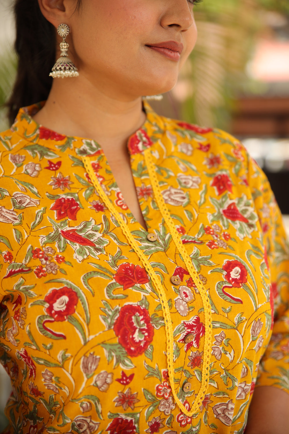 Long Mustard Kurti