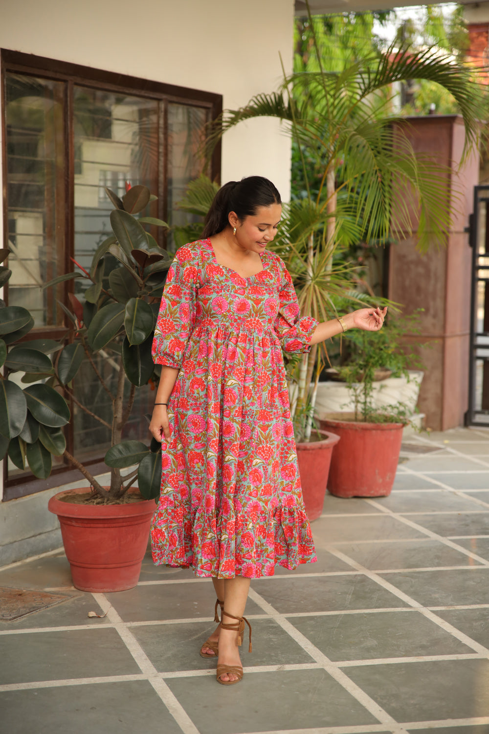 Multicolored Long Dress