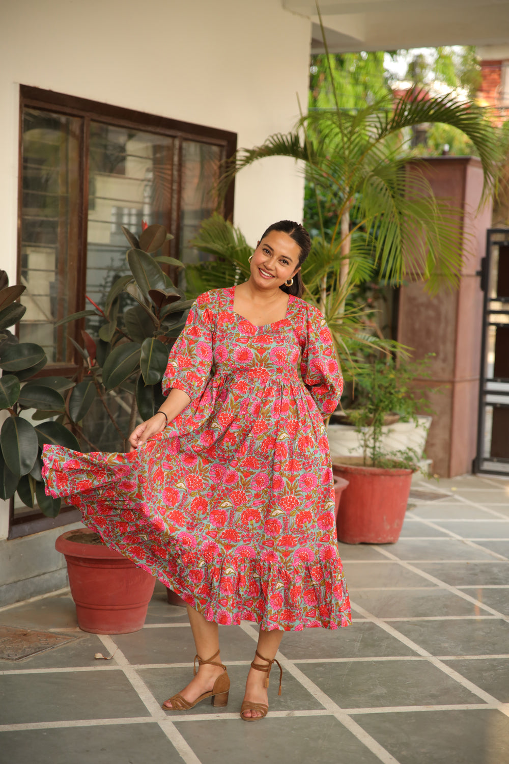 Multicolored Long Dress