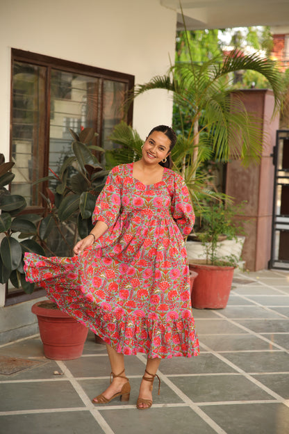 Multicolored Long Dress
