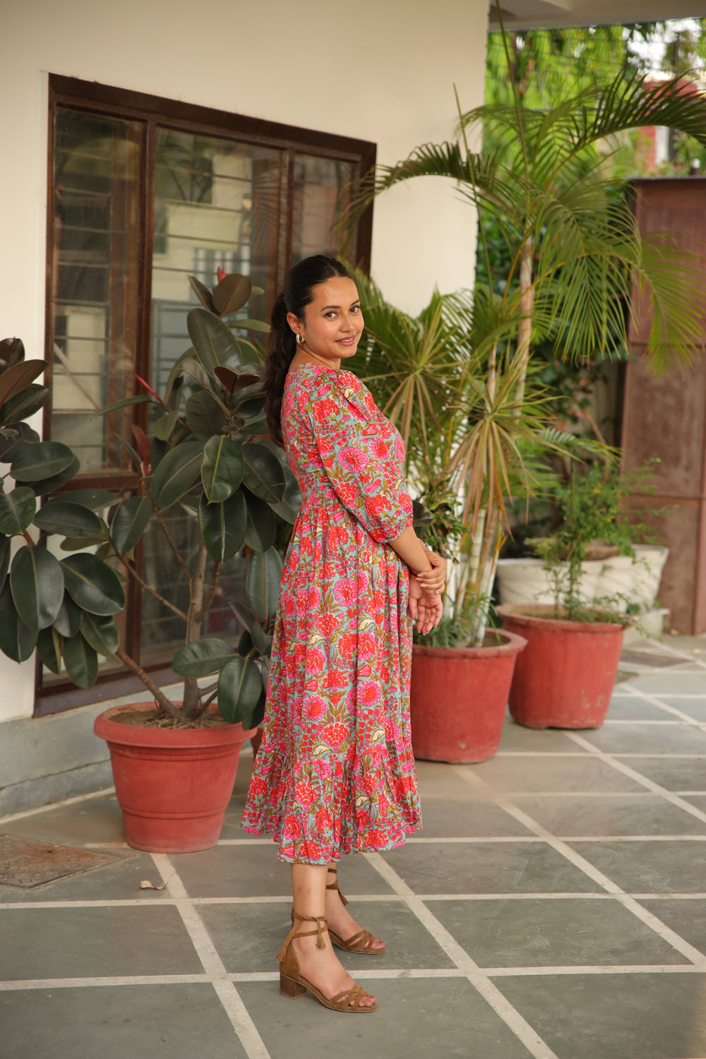 Multicolored Long Dress