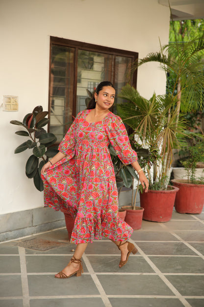 Multicolored Long Dress