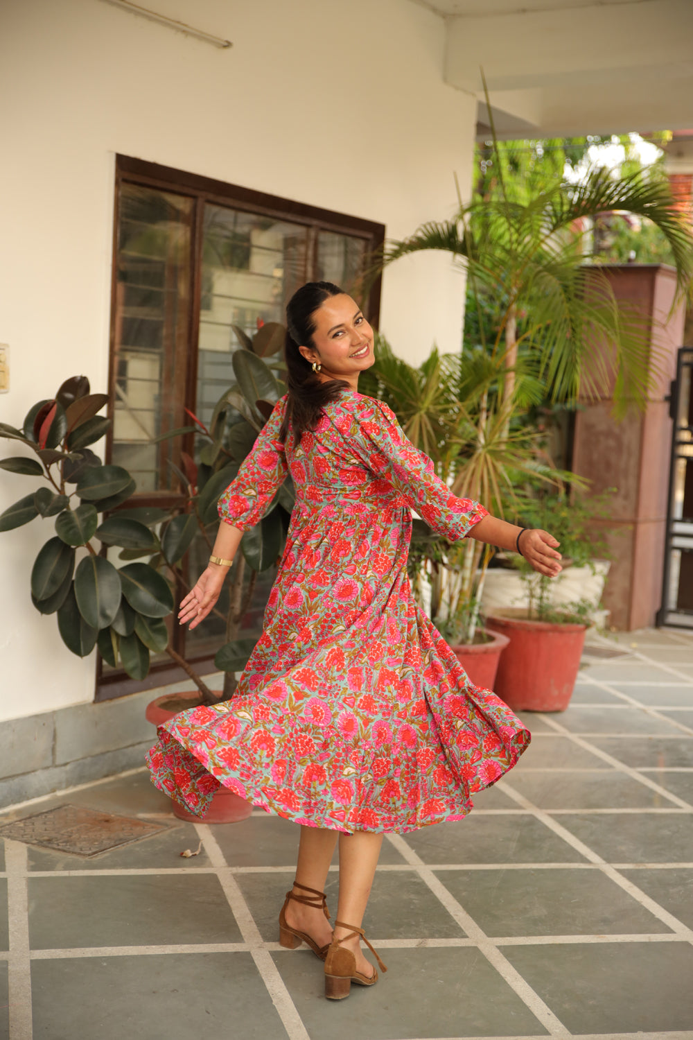Multicolored Long Dress