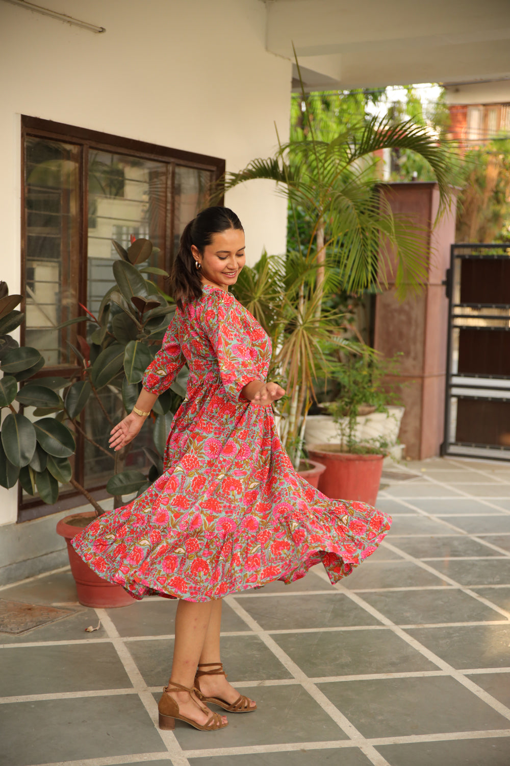 Multicolored Long Dress