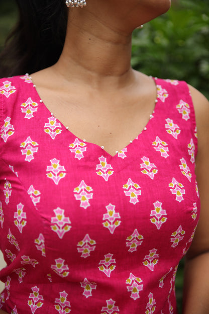 La La Pink Short Kurti