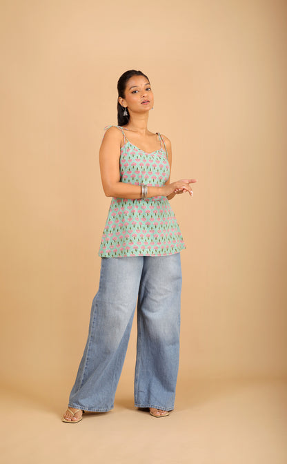 Mint Short Kurti