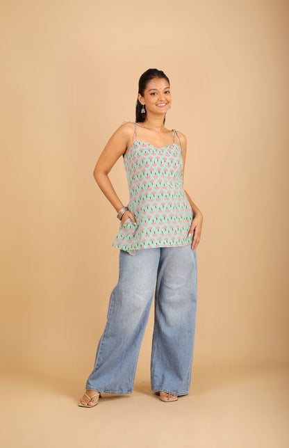 Mint Short Kurti