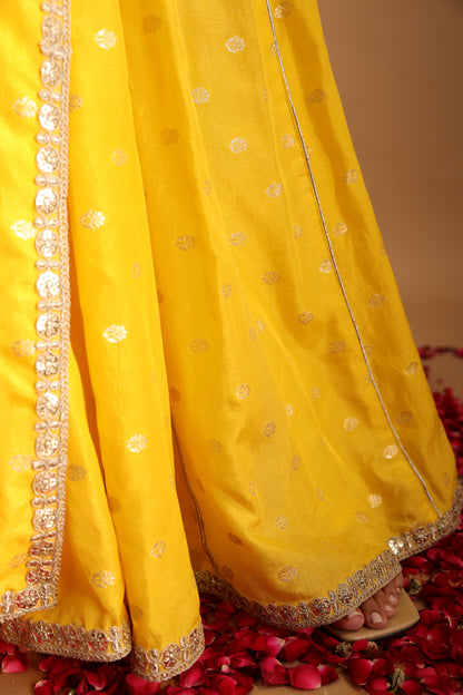 Laddoo Peela Anarkali Suit