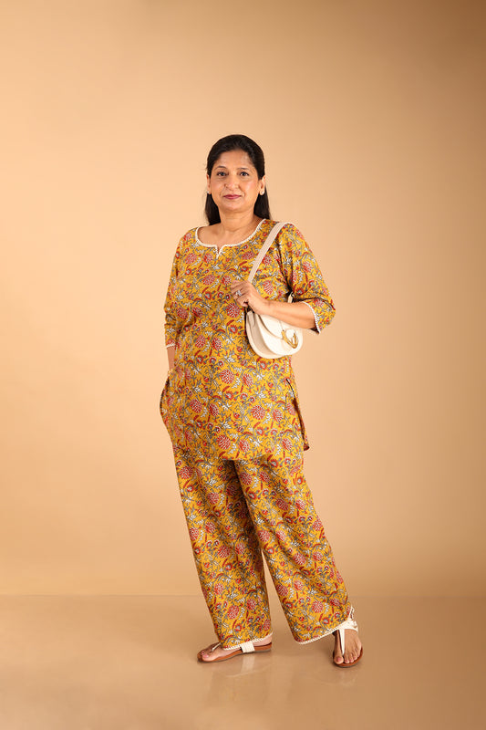 Yellow Lounge Wear Set