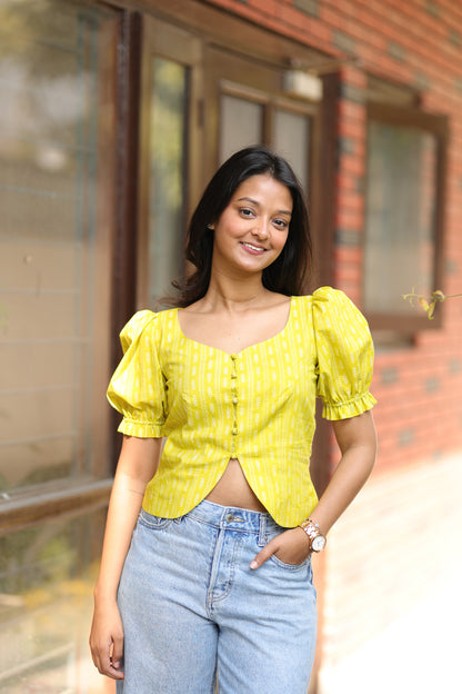 Lime Green Top