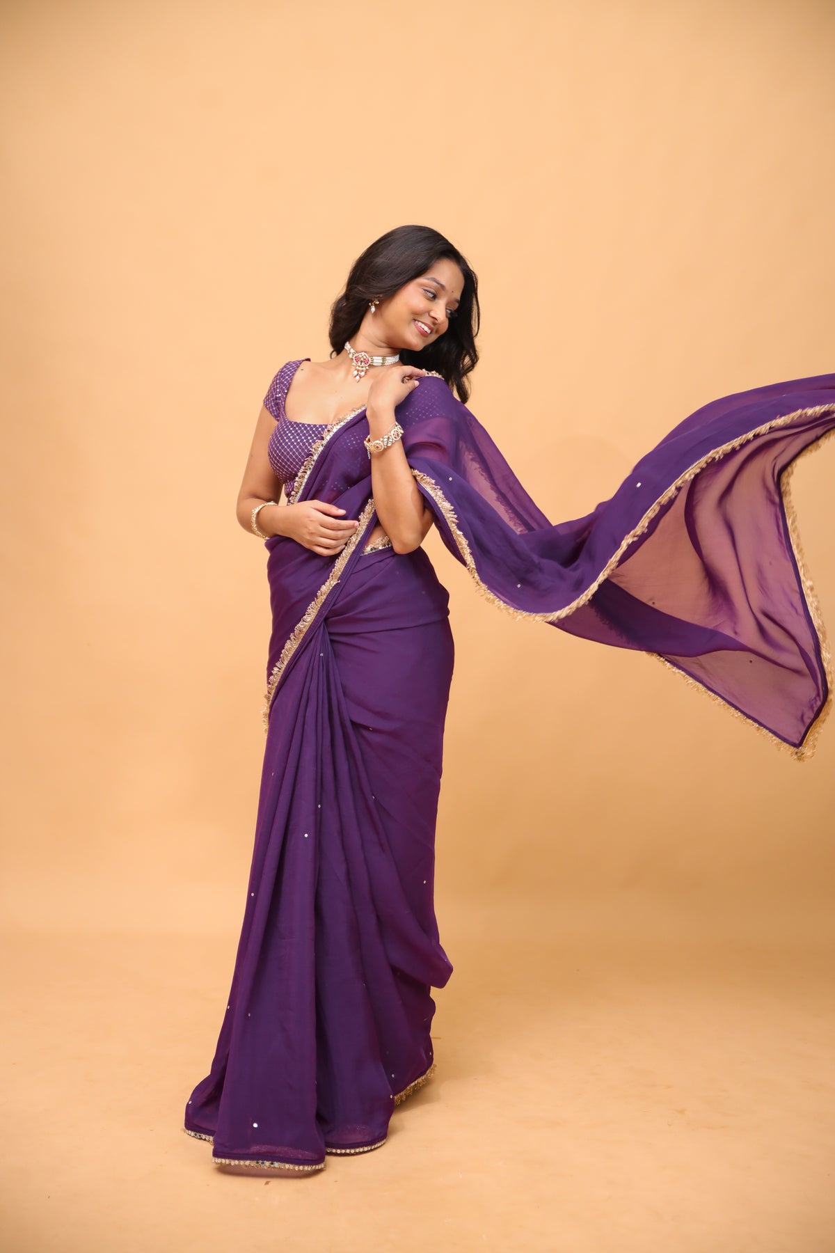 Jamuni Saree with Unstitched Blouse