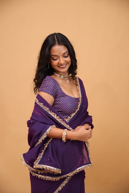 Jamuni Saree with Unstitched Blouse