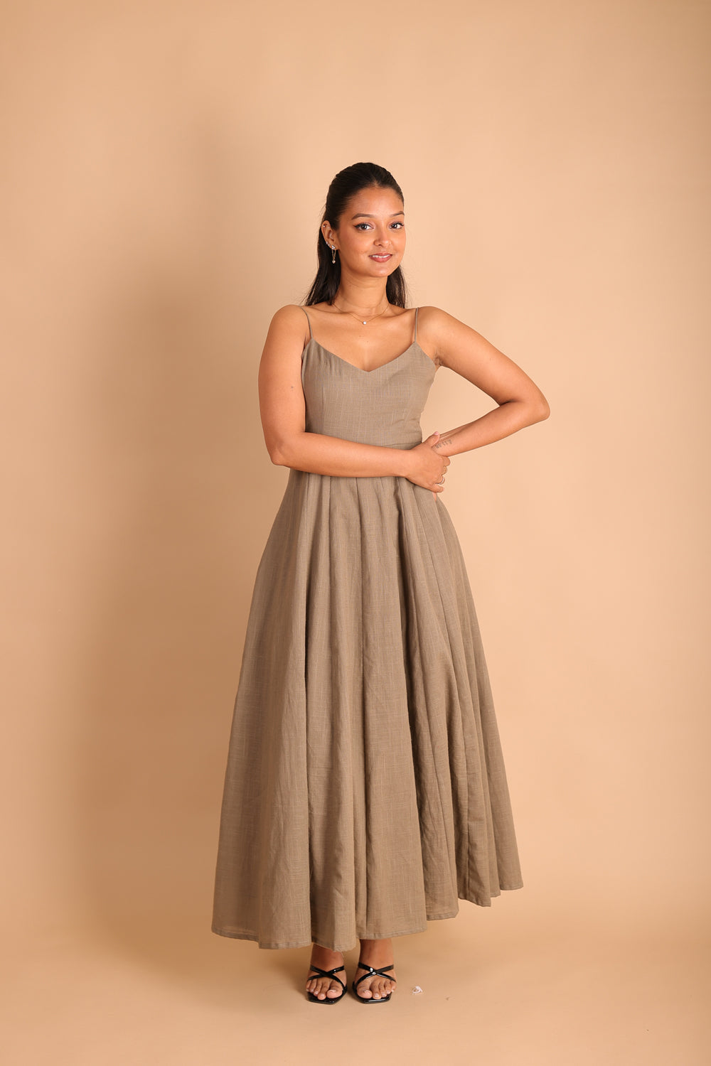 Grey Maxi Dress