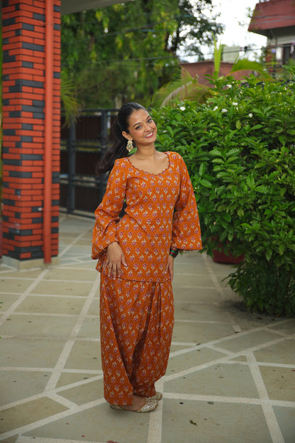 Gerua Farshi Set