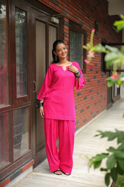 Gulabi Rang Farshi Set