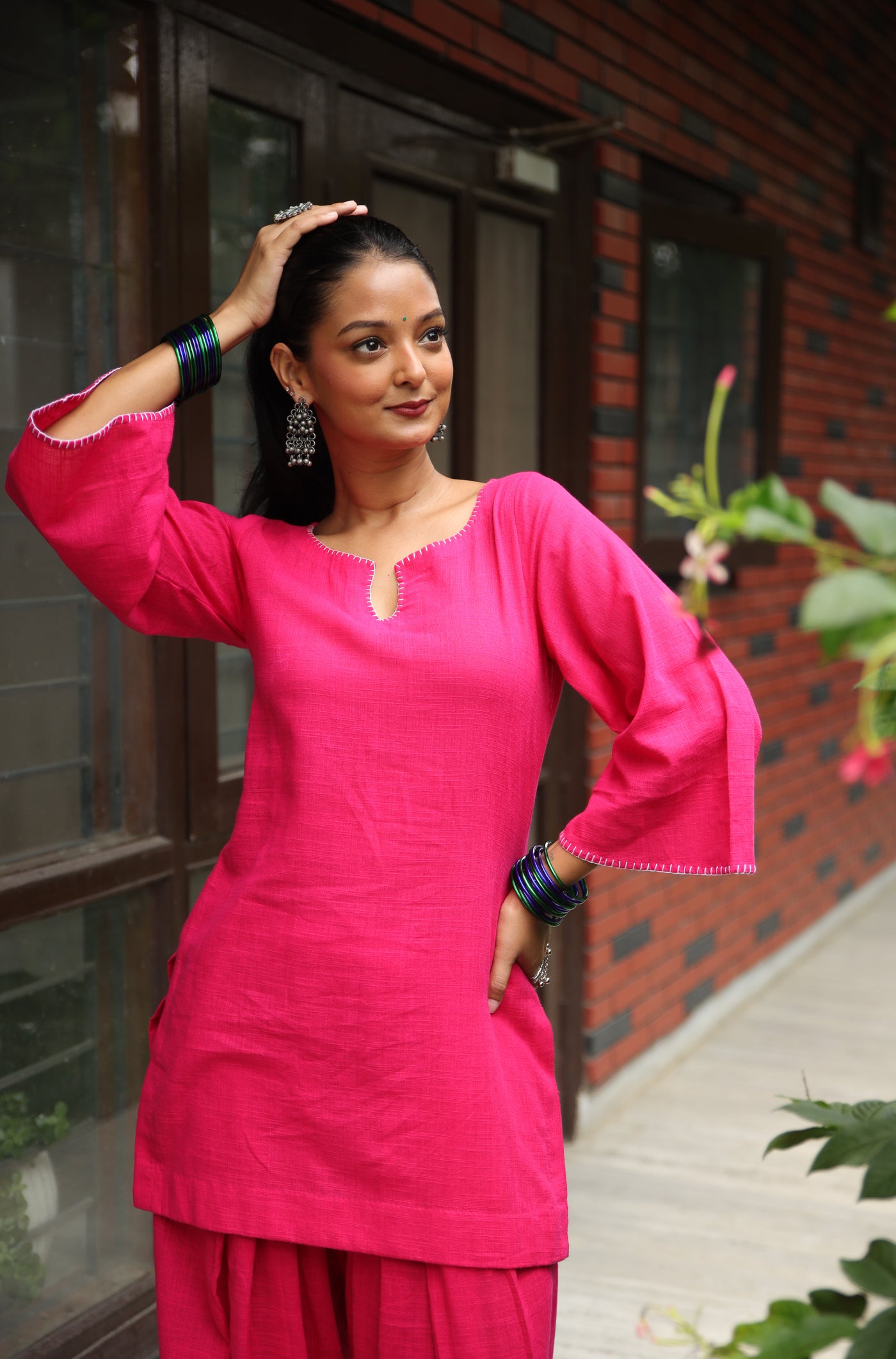 Gulabi Rang Farshi Set