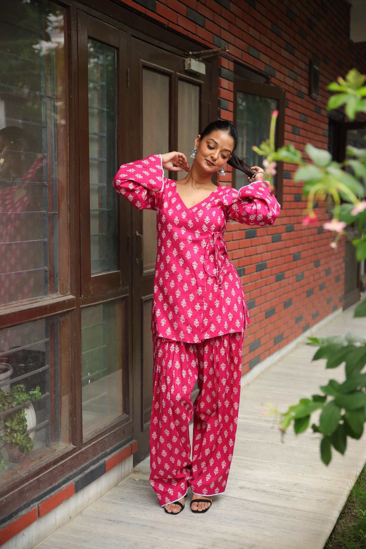 Pink Gulnar Farshi Set