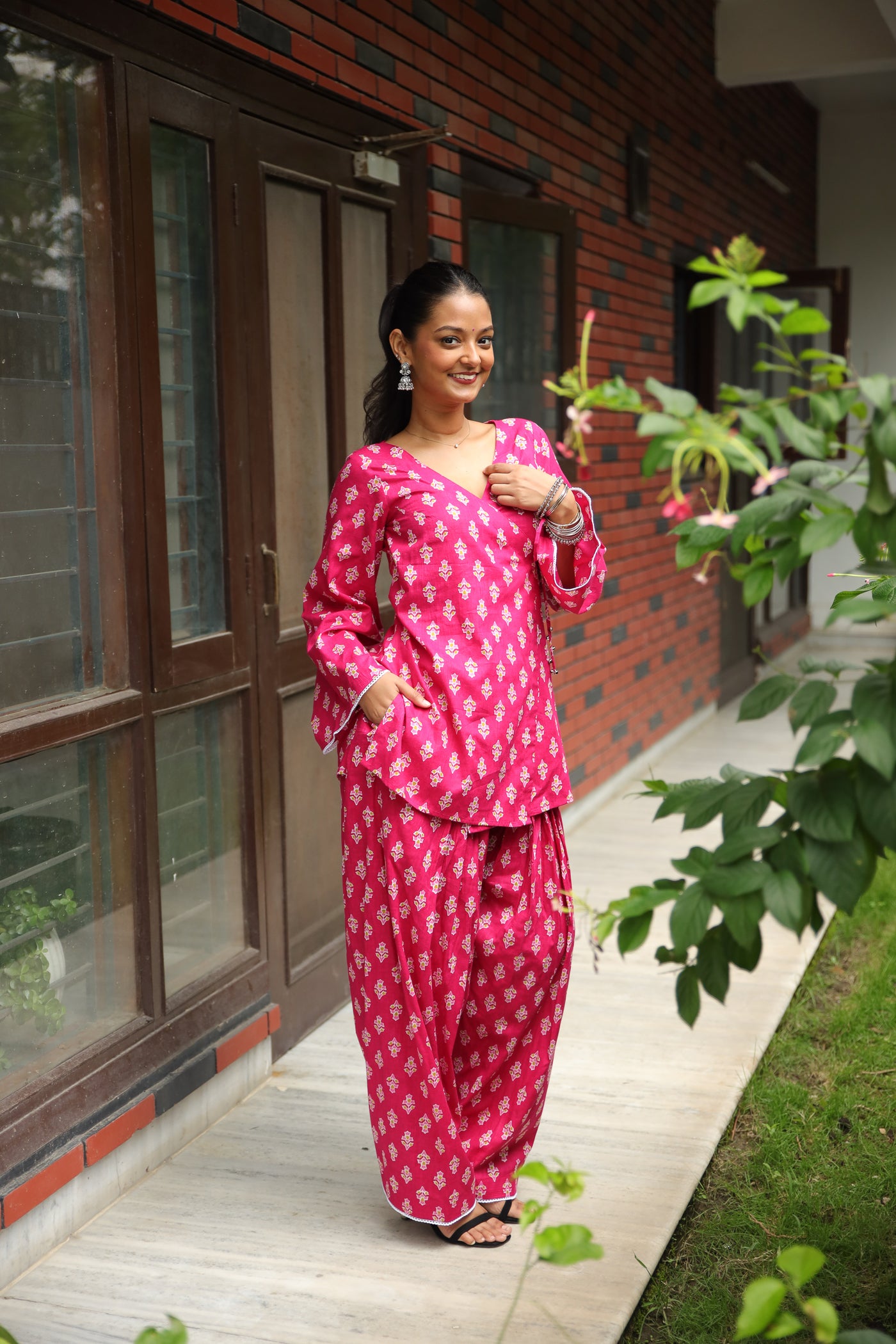 Pink Gulnar Farshi Set