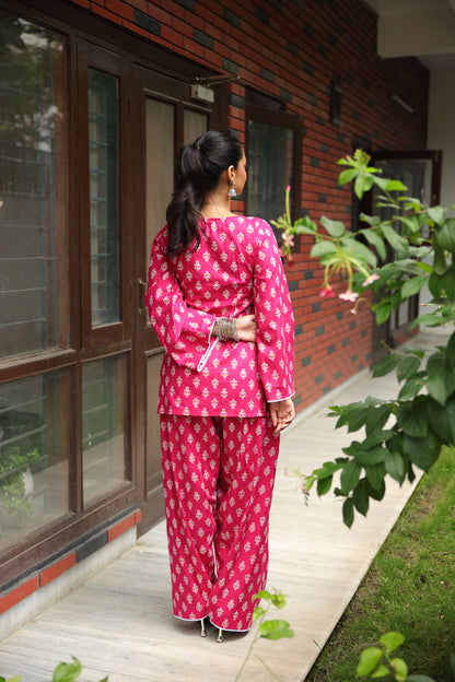Pink Gulnar Farshi Set