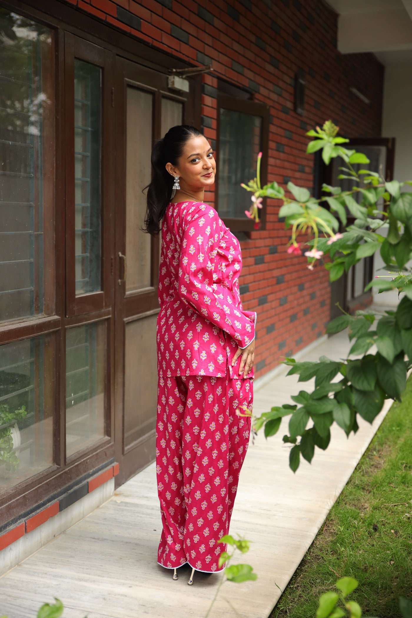 Pink Gulnar Farshi Set