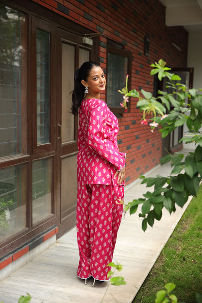 Pink Gulnar Farshi Set